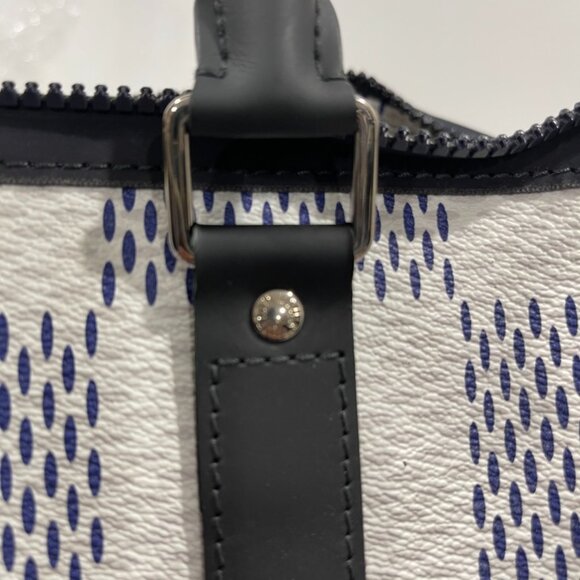 Louis Vuitton Damier Azur Latitude America's Cup Keepall Bandouliere 45 (103394) - Picture 15 of 16